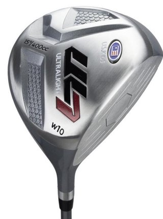 U.S. Kids Golf UL7-60 (152cm) W10 5-Club junior set de golf + stand bag, argent/marine/blanc