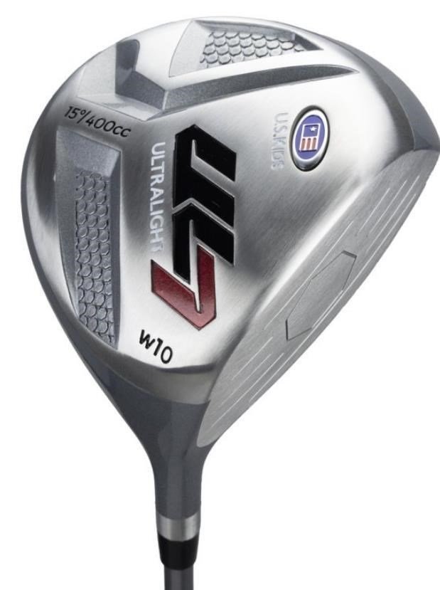 U.S. Kids Golf UL7-60 (152cm) W10 5-Club junior set de golf + stand bag, argent/marine/blanc