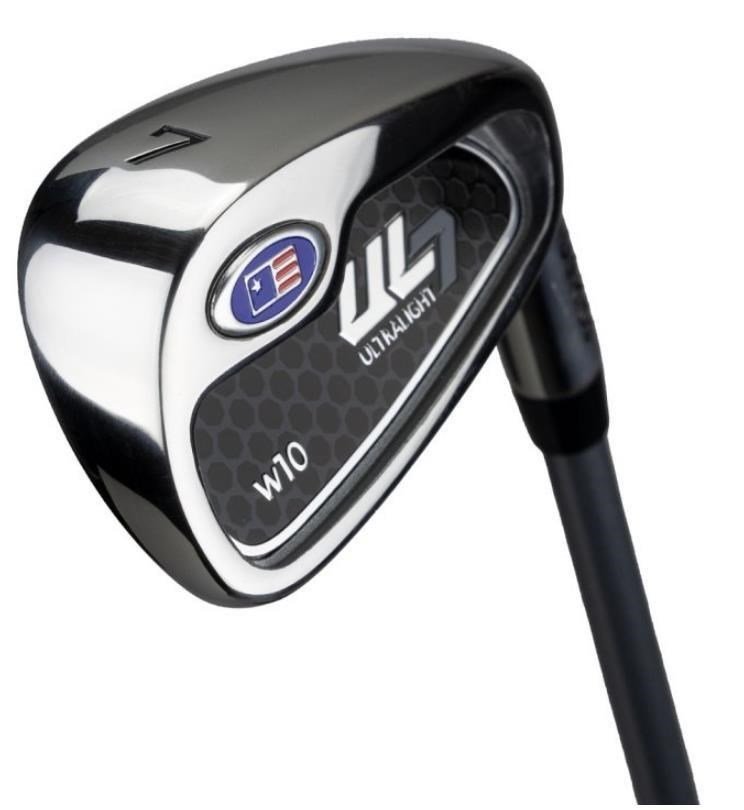 U.S. Kids Golf UL7-60 (152cm) W10 5-Club junior set de golf + stand bag, argent/marine/blanc