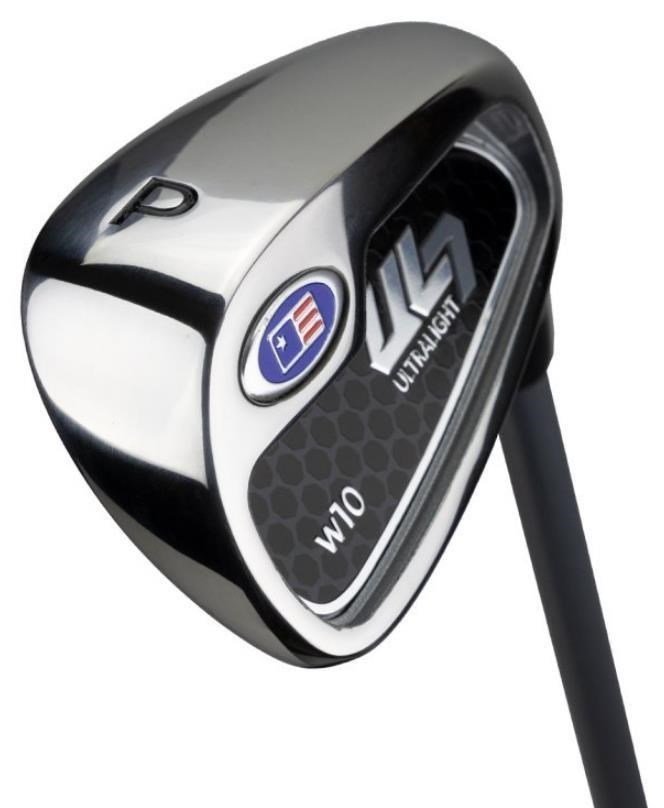 U.S. Kids Golf UL7-60 (152cm) W10 5-Club junior set de golf + stand bag, argent/marine/blanc
