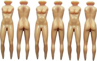 Longridge Strip Teez 76mm tees (lot de 6)