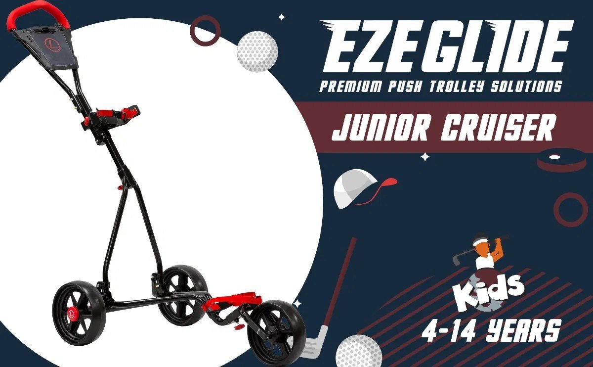 Longridge Ezeglide Junior Cruiser chariot manuel, noir