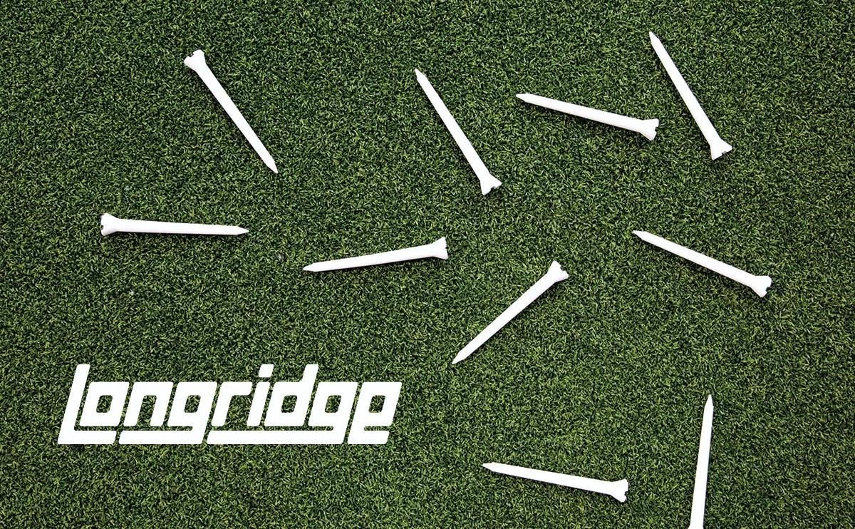 Longridge Extra Long Plastic Tee 75mm (lot de 10)