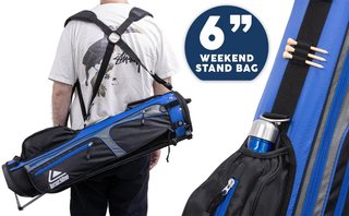 Longridge 6" Weekend stand bag, marine/noir