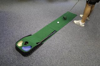 Longridge Putt N Hazzard Tapis de putting 35x200cm
