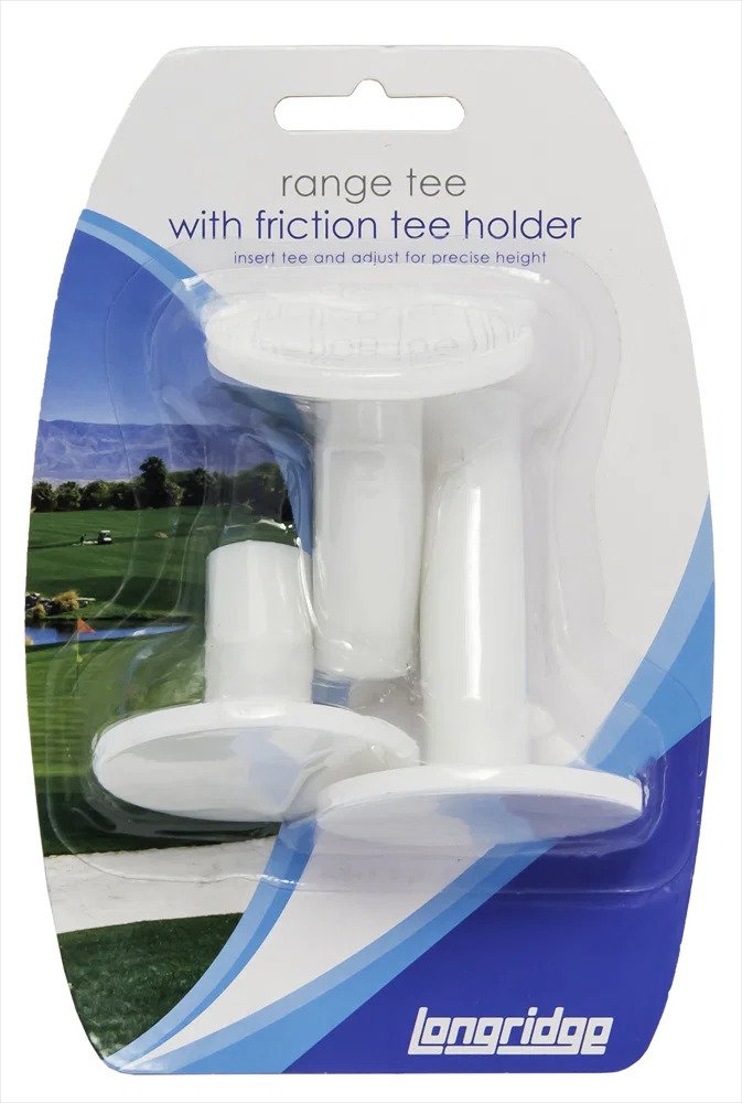 Longridge Rubber Driving Range Tees (3pcs, S, M, L) tee