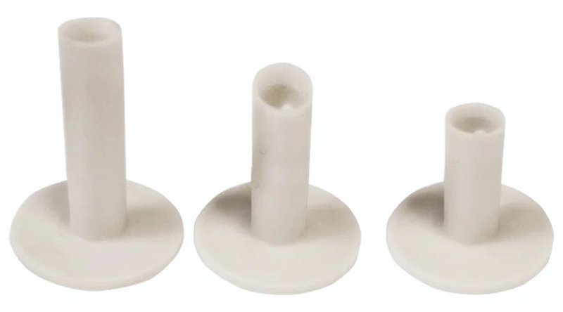 Longridge Rubber Driving Range Tees (3pcs, S, M, L) tee