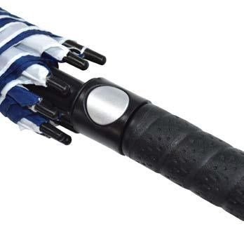 PGA Tour Windproof Double Canopy parapluie 62", blanc/bleu