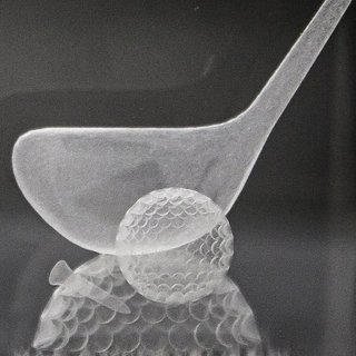 Longridge Drive Crystal Golf Trophy