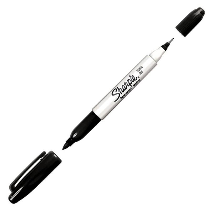 Ostatní Sharpie Twin Tip Permanent Marker noir