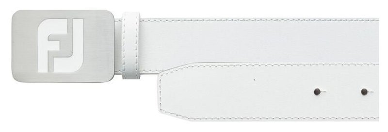 FootJoy Buckle Leather ceinture homme, blanche