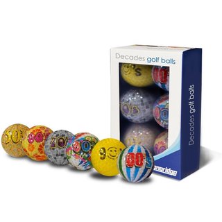Longridge Decades balles de golf, mix de couleurs