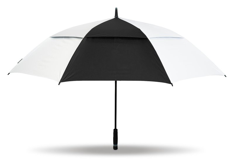 Masters Golf TourDri Classic GR 64" UV parapluie, noir/blanc