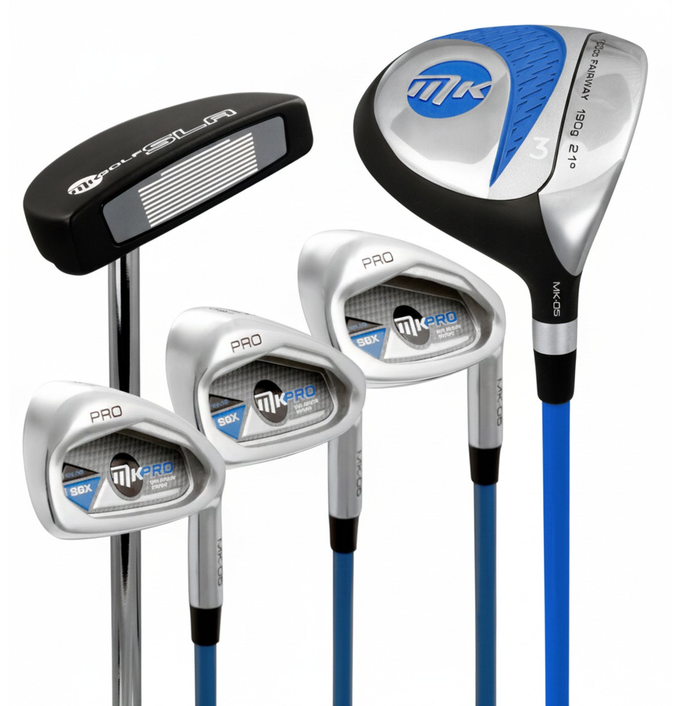 MKids Pro Junior Blue 61" (155cm/10-12Y) set de golf junior, graphite