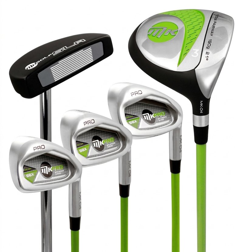 MKids Lite Junior set de golf, grafit, + sac stand, vert