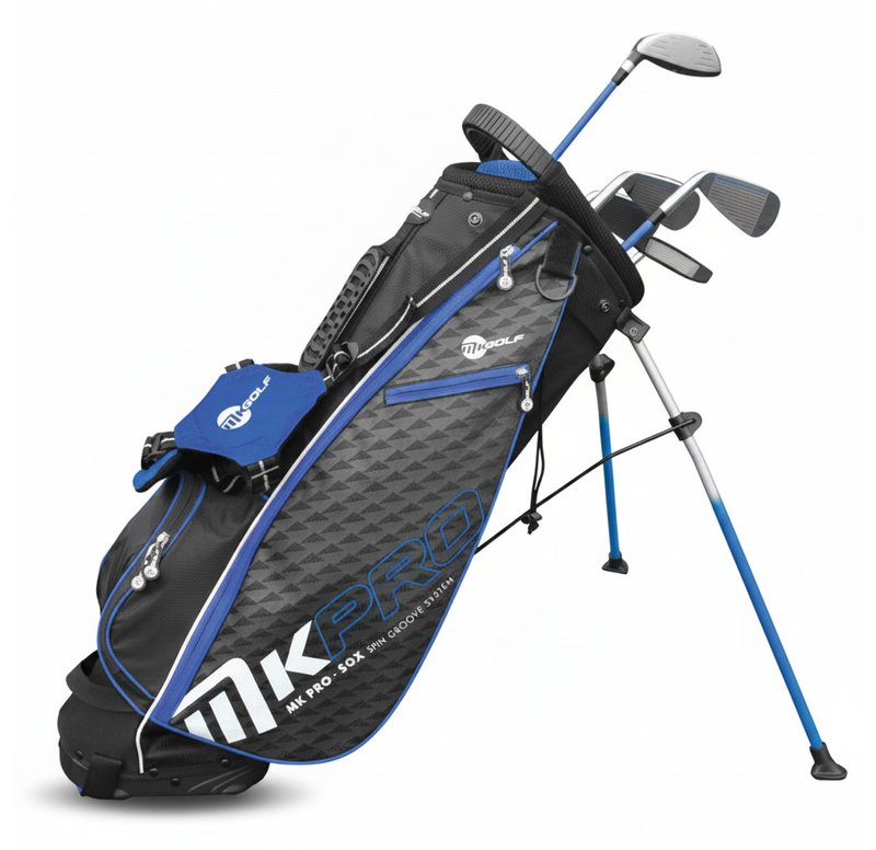 MKids Pro Junior Blue 61" (155cm/10-12Y) set de golf junior, graphite, stand bag, bleu