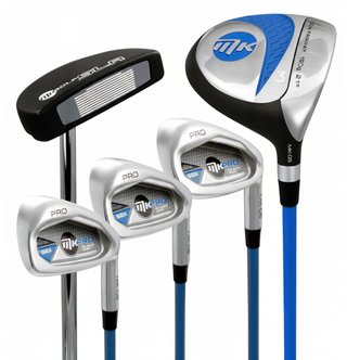 MKids Pro Junior Blue 61" (155cm/10-12Y) set de golf junior, graphite, stand bag, bleu