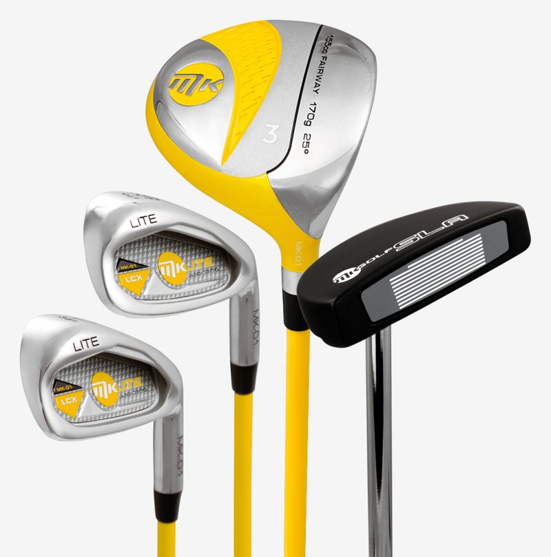 MKids Lite Junior set de golf, graphite, jaune