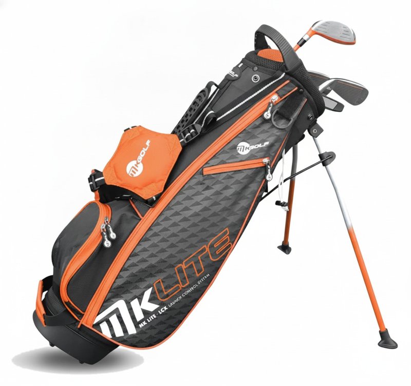 MKids Lite Junior set de golf, graphite, + sac stand, orange