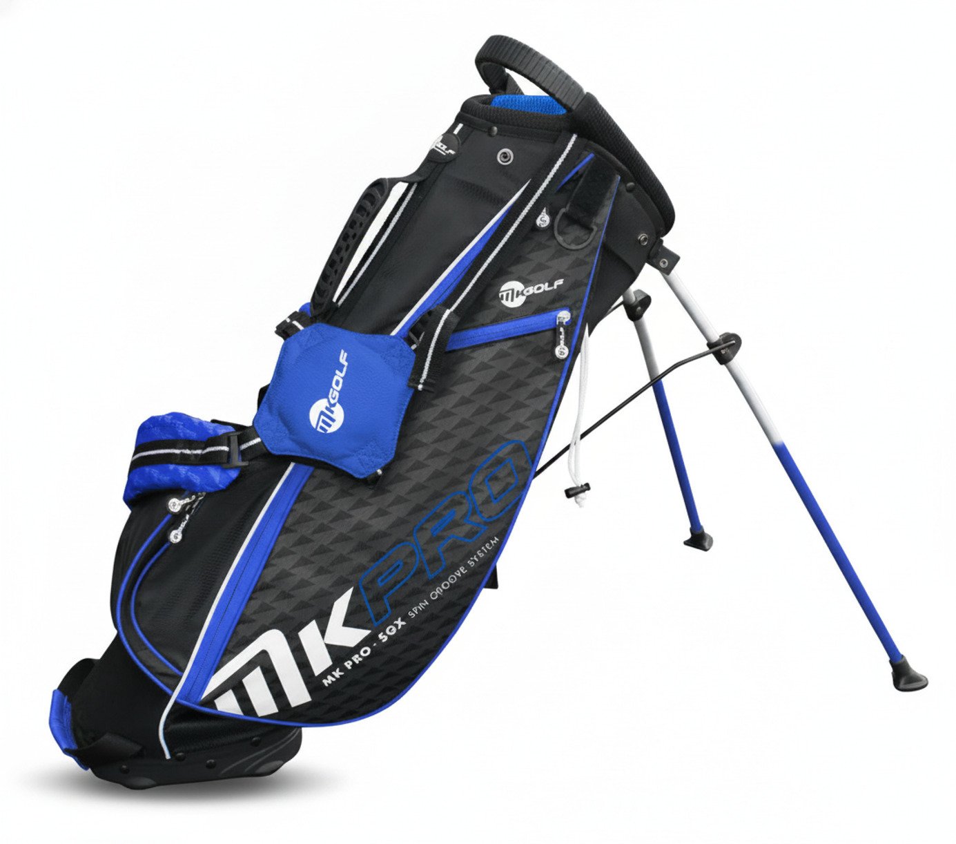 MKids Pro Blue 61" junior stand bag, 155 cm, 10-12Y