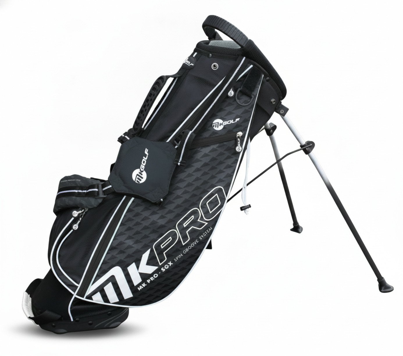 MKids Pro Junior Black 65" (165cm/12-14Y) sac stand bag junior, noir