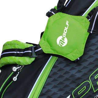 MKids Pro Junior Green 57" (145cm/9-11) stand bag, vert