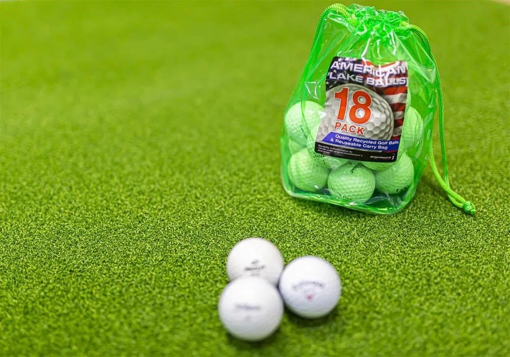 Longridge American 18 balles de golf récupérées mixtes