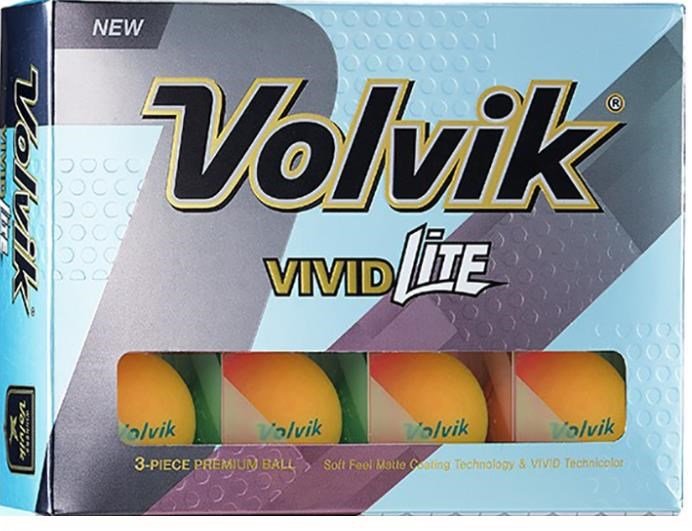 Volvik VIVID Lite balles de golf, orange