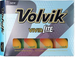 Volvik VIVID Lite balles de golf, orange