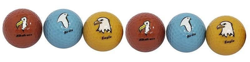 Longridge Under Par balles de golf, mix de couleurs