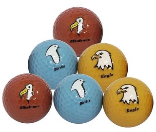 Longridge Under Par balles de golf, mix de couleurs