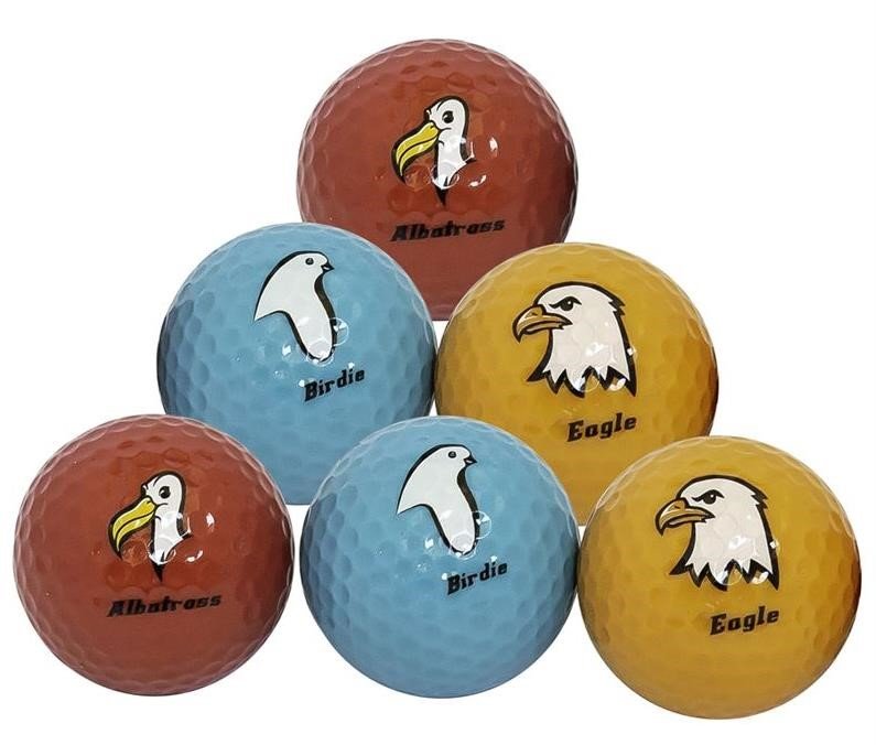 Longridge Under Par balles de golf, mix de couleurs