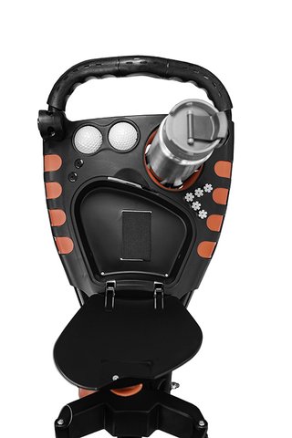Ezeglide Compact+ chariot manuel, charcoal/rouge