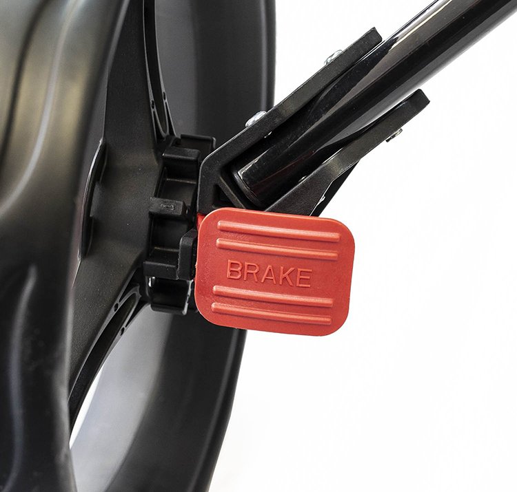 Ezeglide Compact+ chariot manuel, charcoal/rouge