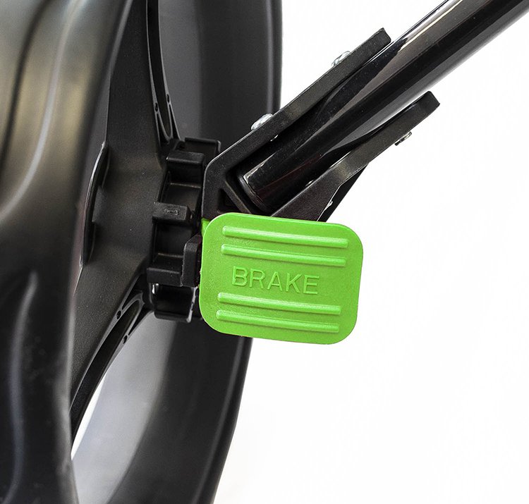 Ezeglide Compact+ chariot manuel, charcoal/rouge