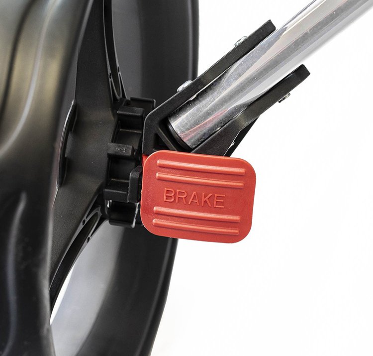 Ezeglide Compact+ chariot manuel, charcoal/rouge