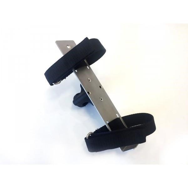 Davies Caddy porte-batterie, argent brossé