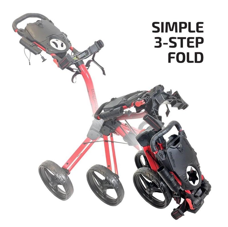 Bag Boy Compact C3 chariot manuel, argent/noir