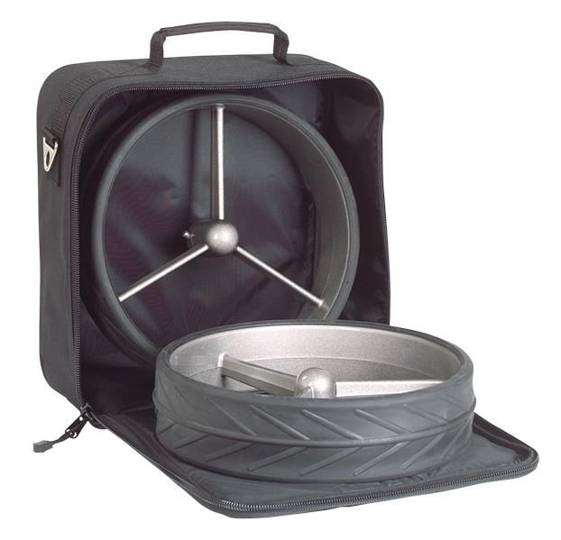 JuCad Wheel Bag 34x34cm, noir