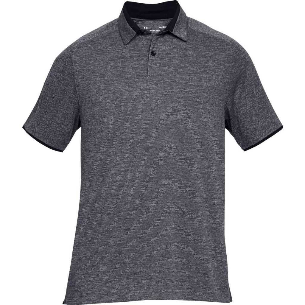Under Armour Tour Tips polo homme, gris foncé