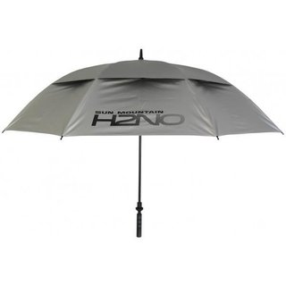 Sun Mountain H2NO UV 30SPF Dual Canopy parapluie automatique, argent