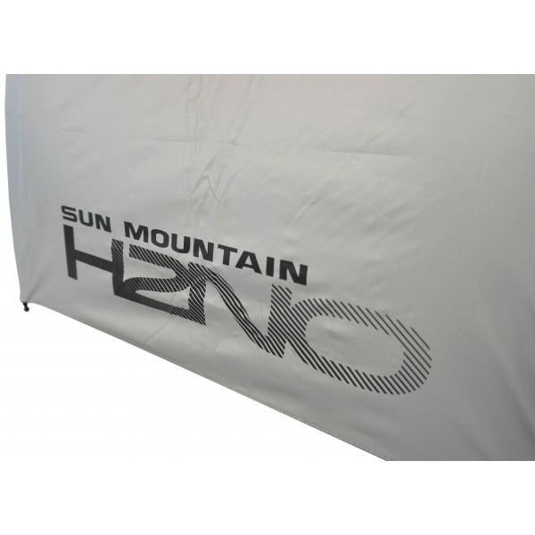Sun Mountain H2NO UV 30SPF Dual Canopy parapluie automatique, argent