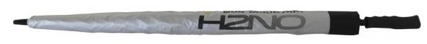 Sun Mountain H2NO UV 30SPF Dual Canopy parapluie automatique, argent