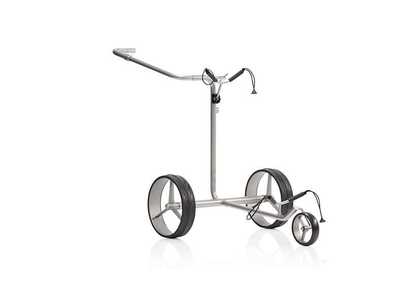 JuCad drive SL Titan Travel eX 2.0 chariot électrique + télécommande + sac de transport (JRT-1), titane