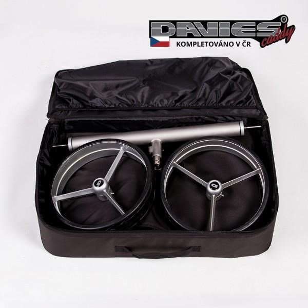 Davies Caddy Premium sac de voyage (avec poche pour batterie), noir