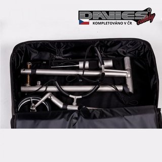 Davies Caddy Premium sac de voyage (avec poche pour batterie), noir