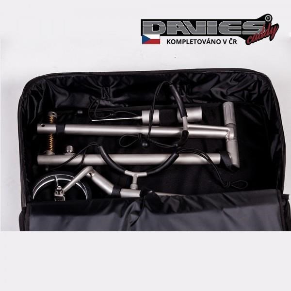 Davies Caddy Premium sac de voyage (avec poche pour batterie), noir