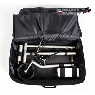 Davies Caddy Premium sac de voyage (avec poche pour batterie), noir