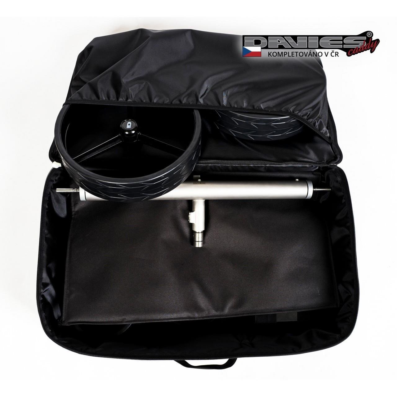 Davies Caddy Premium sac de voyage (avec poche pour batterie), noir
