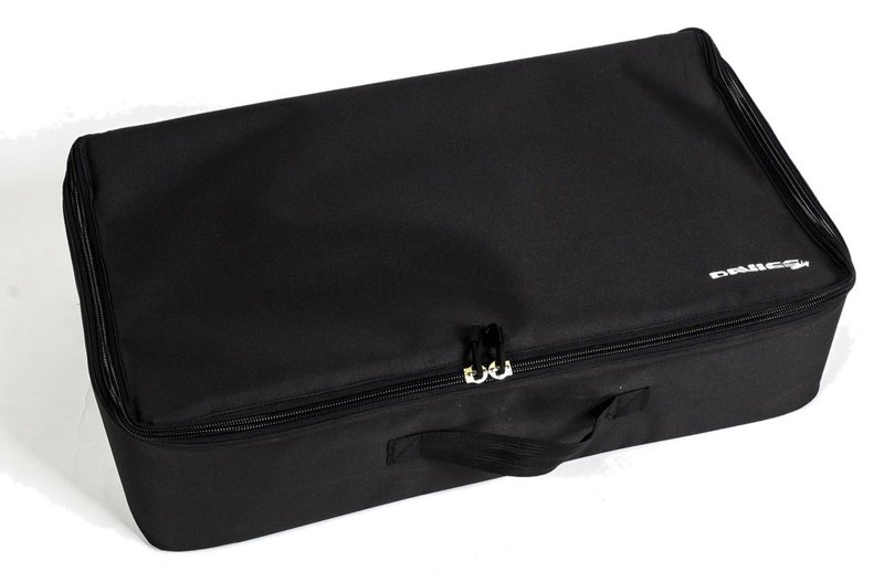 Davies Caddy Premium sac de voyage (avec poche pour batterie), noir